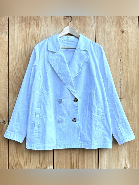 J. Jill Jackets & Blazers - J. Jill NWOT White Linen Blend Blazer Sz Medium